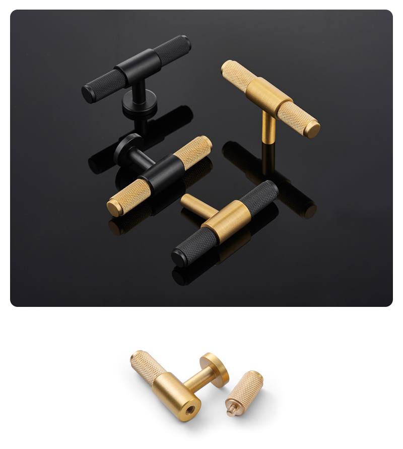 Contemporary Brass simple modern design Furniture knob Cabinet Pull