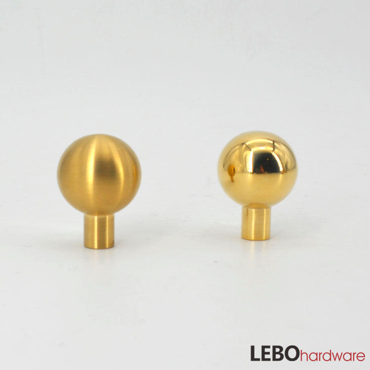 Luxury  Brass  Ball shape Furniture knob  Cabinet Pull