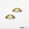 Traditional Iron Cup Cabinet Pulls Furniture Handle 