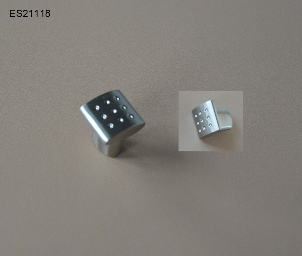 Classic dots Aluminium   Furniture knob  Cabinet Pull  