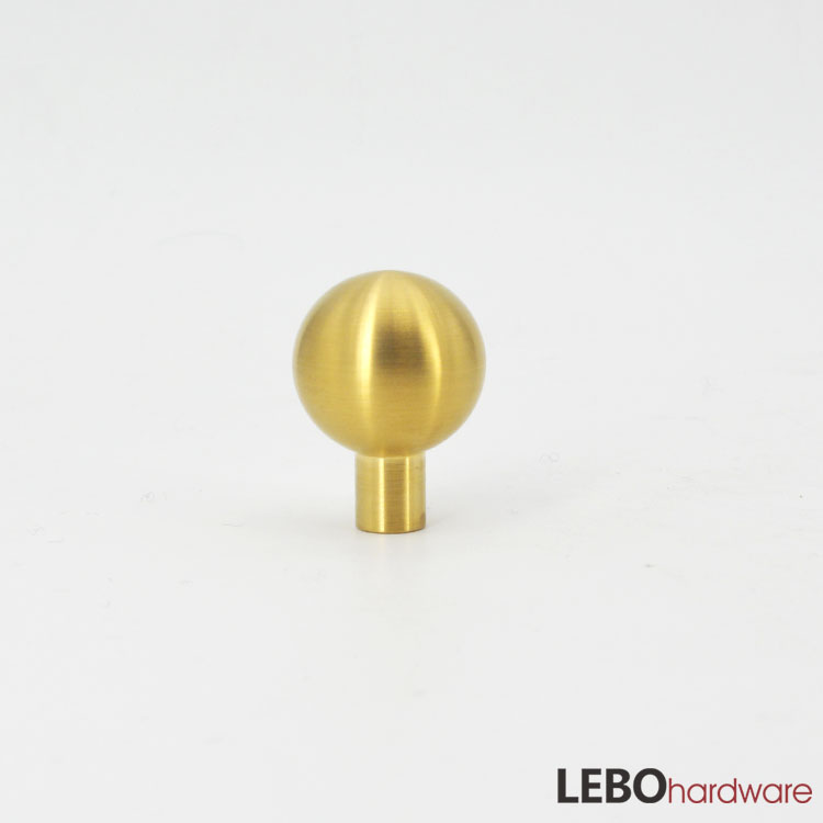 Luxury  Brass  Ball shape Furniture knob  Cabinet Pull