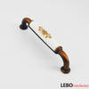 European  Classic  Ceramic Porcelain Cabinet Pulls Door  Drawer Dresser  Furniture Handles   