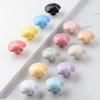 Ceramic Porcelain  Shell Shape Colored   Cabinet Pulls Door  Drawer Dresser  Furniture Knob 