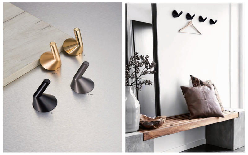 Simple  Traditional   Zamak alloy Coat  Hook 