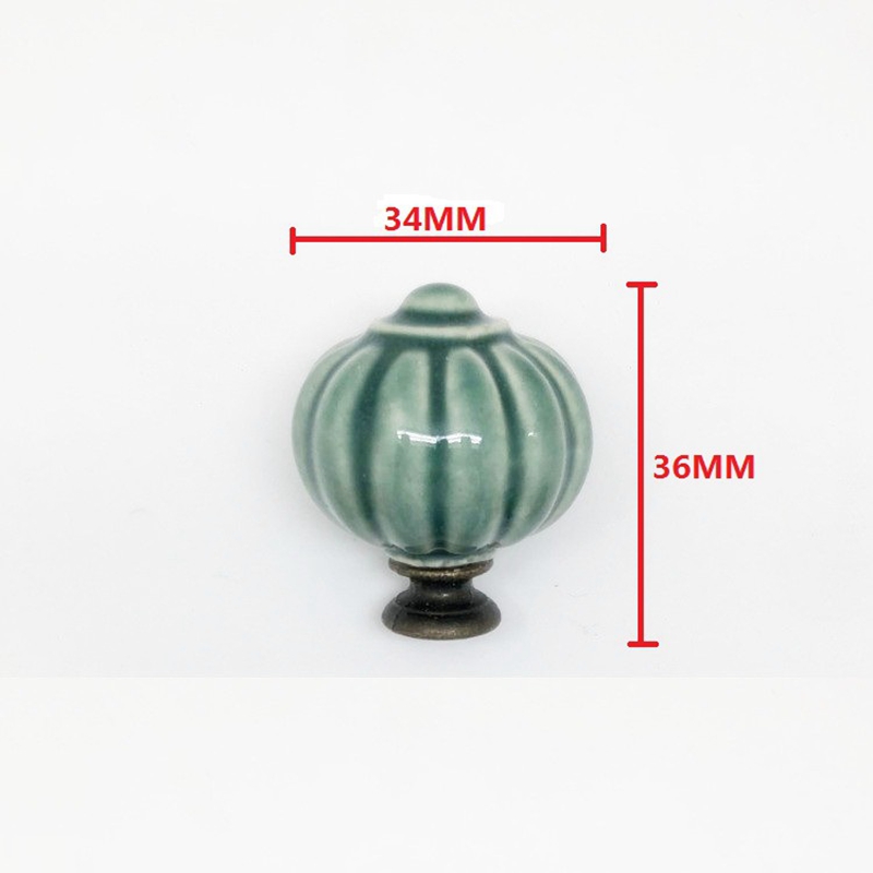 Retro Style  Floral Printing  Ceramic Porcelain Cabinet Pulls Door  Drawer Dresser  Furniture Knob