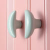 Ceramic Porcelain Colored Lovely Shape   Cabinet Pulls Door  Drawer Dresser  Furniture Knob 