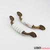 Traditional  Classic  Ceramic Porcelain Cabinet Pulls Door  Drawer Dresser  Furniture Handles   