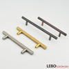 Knurled  traditional Iron T bar Cabinet Pulls Furniture Handle 