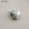 Floral  printing  ball shape  Ceramic Porcelain Cabinet Pulls Door  Drawer Dresser  Furniture Knob 