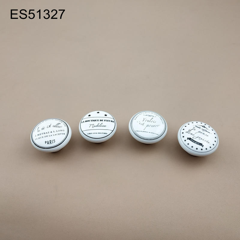 Ceramic Porcelain  Cabinet Pulls Door  Drawer Dresser  Furniture knob 