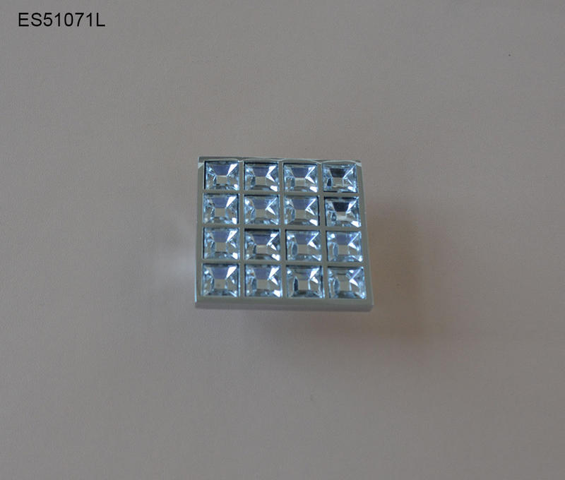  K9 Crystal  Zamak  base   Furniture knob  Cabinet Pull  