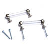 Retro Style Crystal Zamak Cabinet Pulls Furniture Handle 