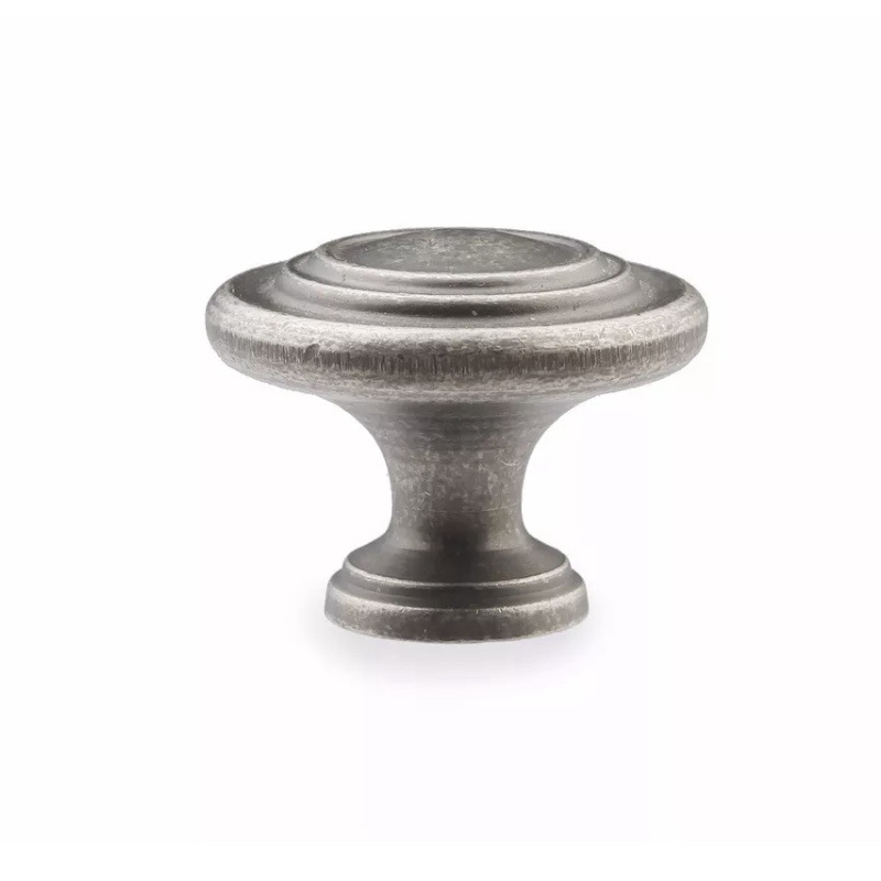 Retro vintage style Pewter    Zamak  Furniture knob  Cabinet Pull