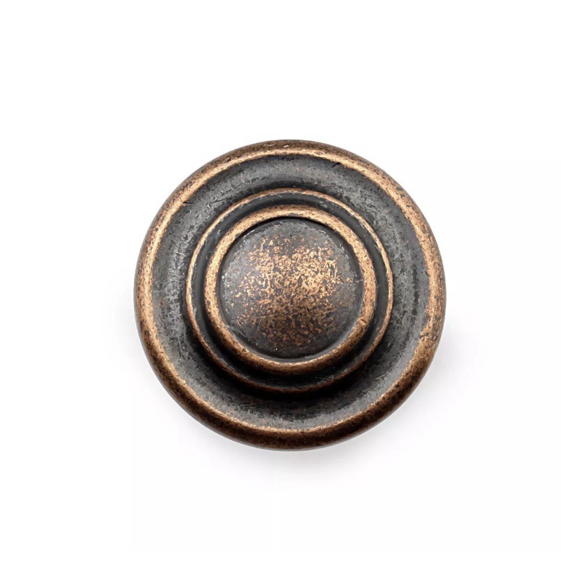 Retro vintage style Pewter    Zamak  Furniture knob  Cabinet Pull